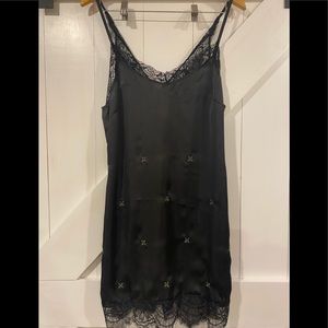Topshop Black Lace Slip